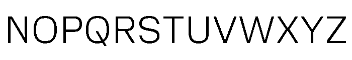 Mozilla Text ExtraLight Font UPPERCASE