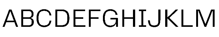 Mozilla Text Light Font UPPERCASE
