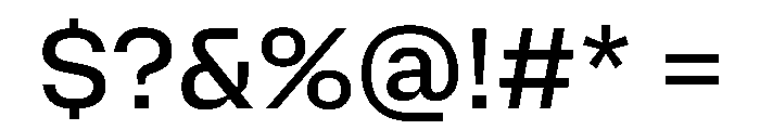 Mozilla Text Medium Font OTHER CHARS