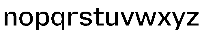 Mozilla Text Medium Font LOWERCASE