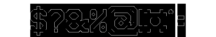 MODERN SOCIETY-Hollow-Inverse Font OTHER CHARS