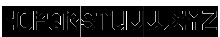 MODERN SOCIETY-Hollow-Inverse Font UPPERCASE