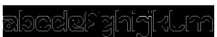 MODERN SOCIETY-Hollow-Inverse FONT