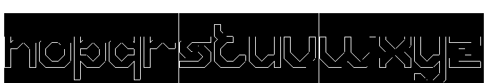 MODERN SOCIETY-Hollow-Inverse Font LOWERCASE