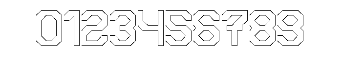 MODERN SOCIETY-Hollow Font OTHER CHARS