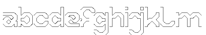 MODERN SOCIETY-Hollow FONT