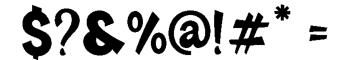 MODRISTASANSSERIF-Regular Font OTHER CHARS