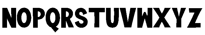MODRISTASANSSERIF-Regular Font UPPERCASE