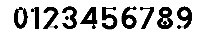 MODULINK Font OTHER CHARS
