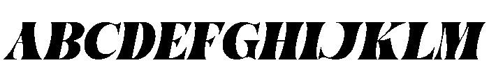MOICE Cigo Italic Font UPPERCASE