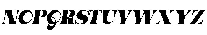 MOICE Cigo Italic Font UPPERCASE