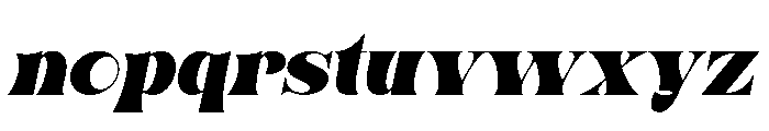MOICE Cigo Italic Font LOWERCASE