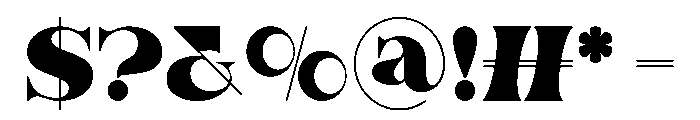 MOICE Cigo Font OTHER CHARS
