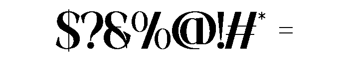 MOISTEN-Bold Font OTHER CHARS