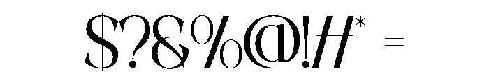 MOISTEN-ExtraLight Font OTHER CHARS