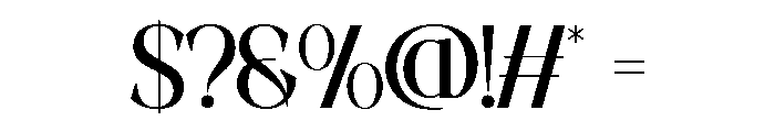 MOISTEN-Regular Font OTHER CHARS