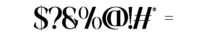MOISTEN Semi Bold Font OTHER CHARS