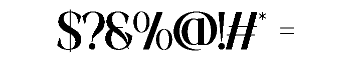 MOISTEN-SemiBold Font OTHER CHARS