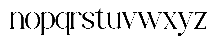 MOISTEN-Thin Font LOWERCASE