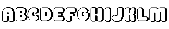 MOLTRIK Regular Font UPPERCASE