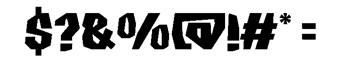 MONCI Font OTHER CHARS