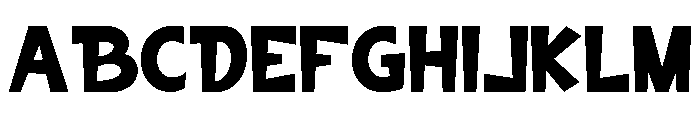 MONSTER ROLL Regular Font UPPERCASE