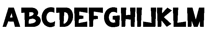 MONSTERROLL-Regular Font UPPERCASE