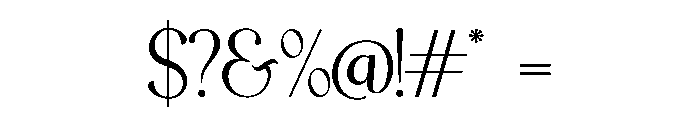MOONCREME-Regular Font OTHER CHARS