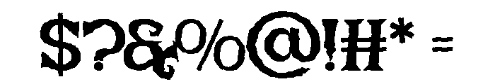 MOOPE Font OTHER CHARS