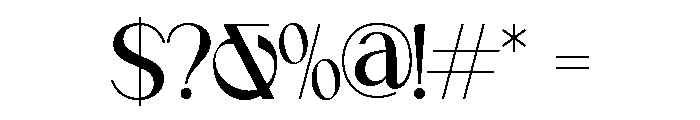 MOORISA-Regular Font OTHER CHARS