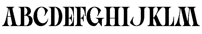 MORGEL Font UPPERCASE