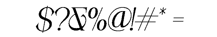 MORIENT-Regular Font OTHER CHARS