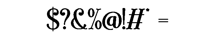 MORNINGCHRISTMAS-Regular Font OTHER CHARS