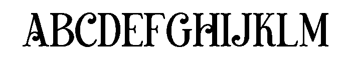 MORNINGCHRISTMAS-Regular Font UPPERCASE