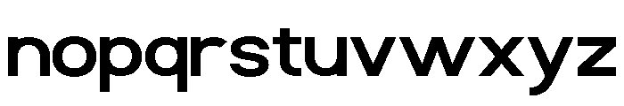 MORPHIX-Regular Font LOWERCASE