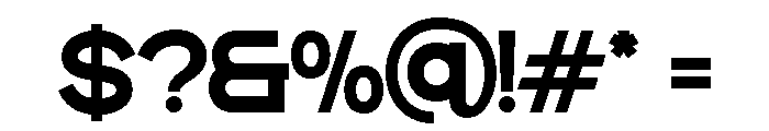 MORSEO-Bold Font OTHER CHARS