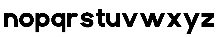 MORSEO-Bold Font LOWERCASE