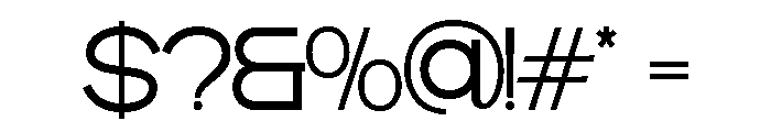 MORSEO Extra Light Font OTHER CHARS