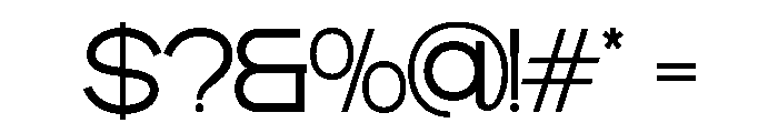 MORSEO-ExtraLight Font OTHER CHARS