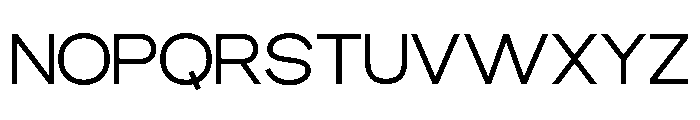 MORSEO-ExtraLight Font UPPERCASE