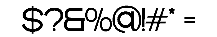 MORSEO-Light Font OTHER CHARS