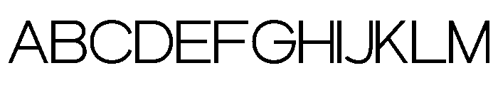 MORSEO-Thin Font UPPERCASE