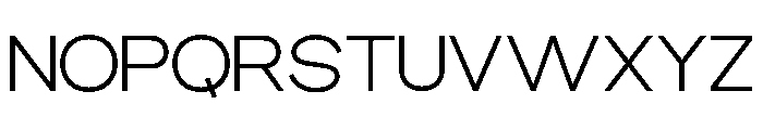 MORSEO-Thin Font UPPERCASE
