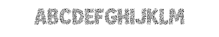 MoM Print Font UPPERCASE