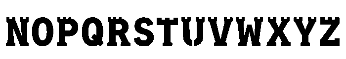 Moab Regular Font LOWERCASE