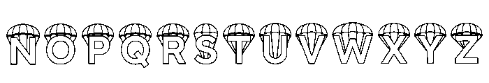 Moabi Regular Font UPPERCASE