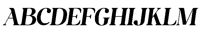 Mobigail Italic Font UPPERCASE