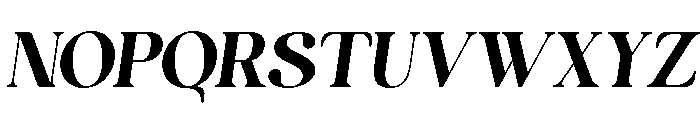 Mobigail Italic Font UPPERCASE