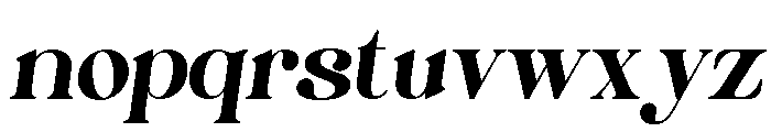 Mobigail Italic Font LOWERCASE