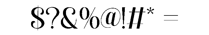 Mocamora Font OTHER CHARS